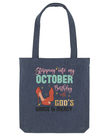 Stepping Into My October Birthday Midnight Blue