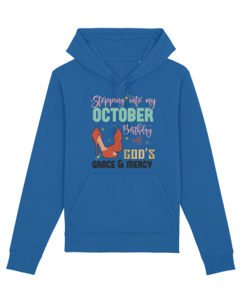 Stepping Into My October Birthday Royal Blue