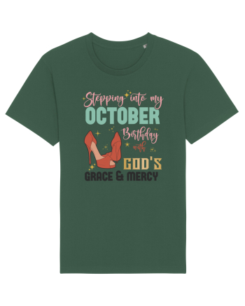 Stepping Into My October Birthday Bottle Green