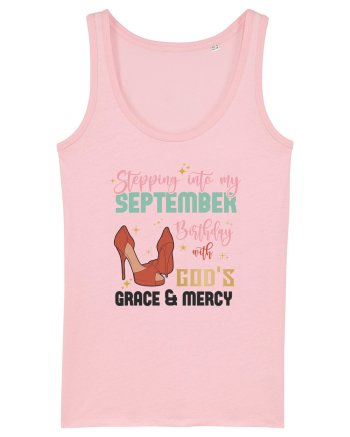 Stepping Into My September Birthday Cotton Pink