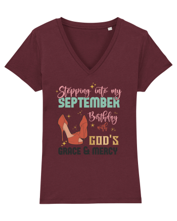 Stepping Into My September Birthday Burgundy