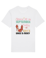 Stepping Into My September Birthday Tricou mânecă scurtă Unisex Rocker