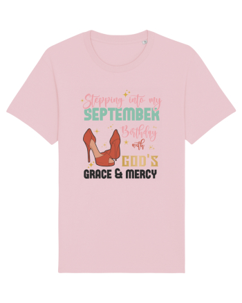 Stepping Into My September Birthday Cotton Pink