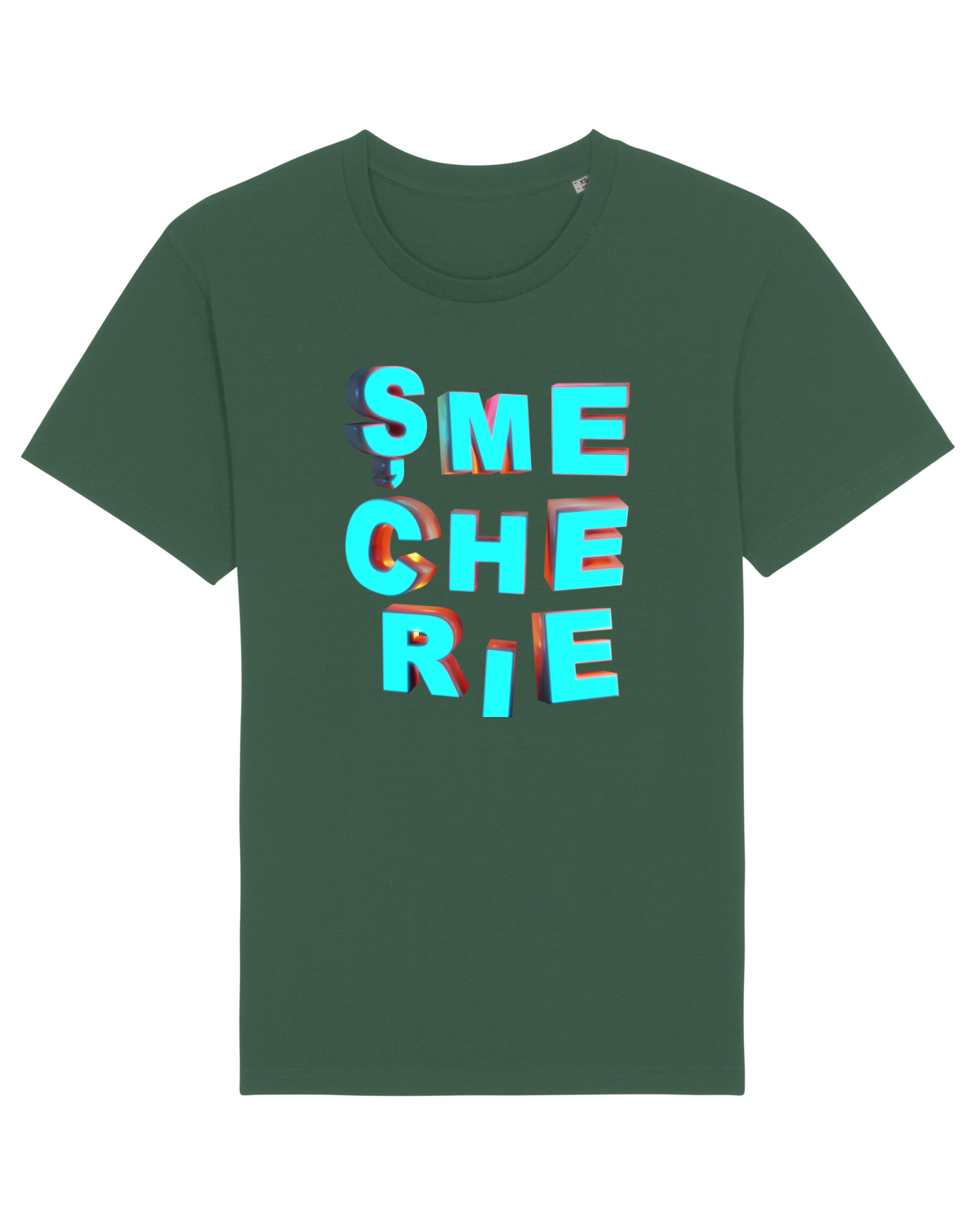Tricou mânecă scurtă Unisex Rocker Bottle Green
