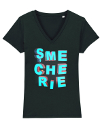 Șmecherie - v2 Tricou mânecă scurtă guler V Damă Evoker