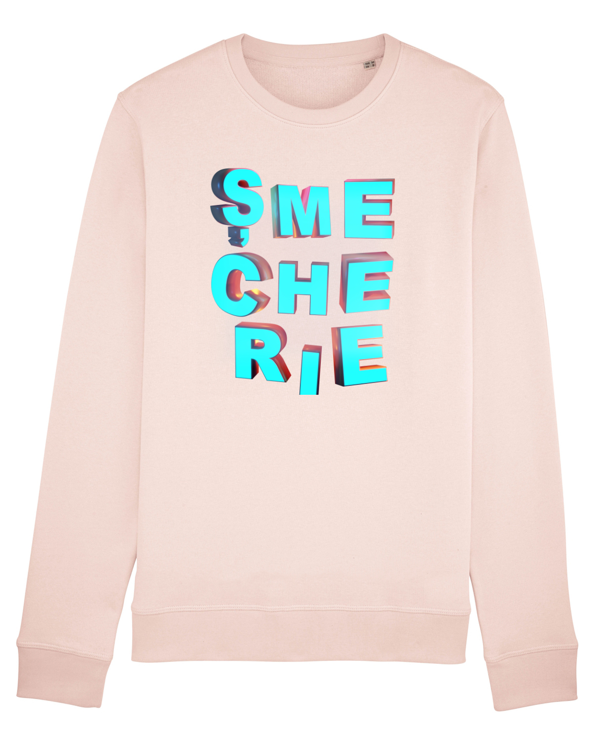 Bluză mânecă lungă Unisex Rise Candy Pink