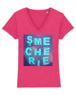 Șmecherie - v3 Tricou mânecă scurtă guler V Damă Evoker