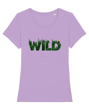 Wild - forest, wolf howling at moon Lavender Dawn