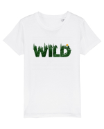 Wild - forest, wolf howling at moon Tricou mânecă scurtă  Copii Mini Creator