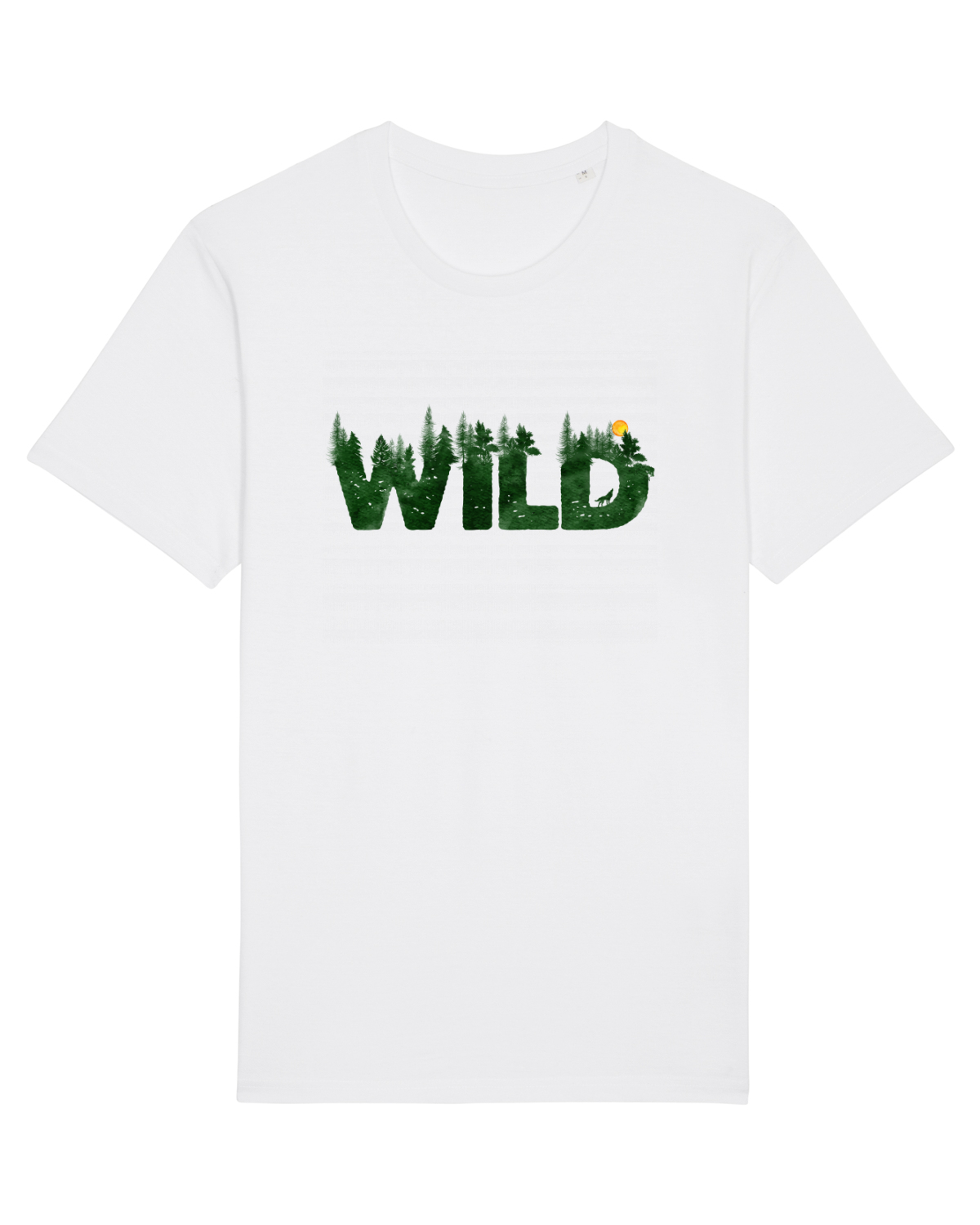 Tricou mânecă scurtă Unisex Rocker White