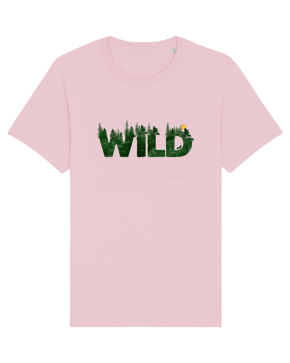Tricou mânecă scurtă Unisex Rocker Cotton Pink
