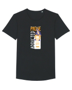 Dependent de Telefon Tricou mânecă scurtă guler larg Bărbat Skater