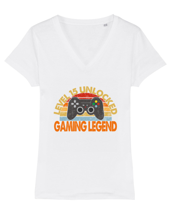 Level 15 Unlocked Gaming Legend White