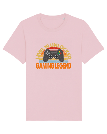 Level 19 Unlocked Gaming Legend Cotton Pink