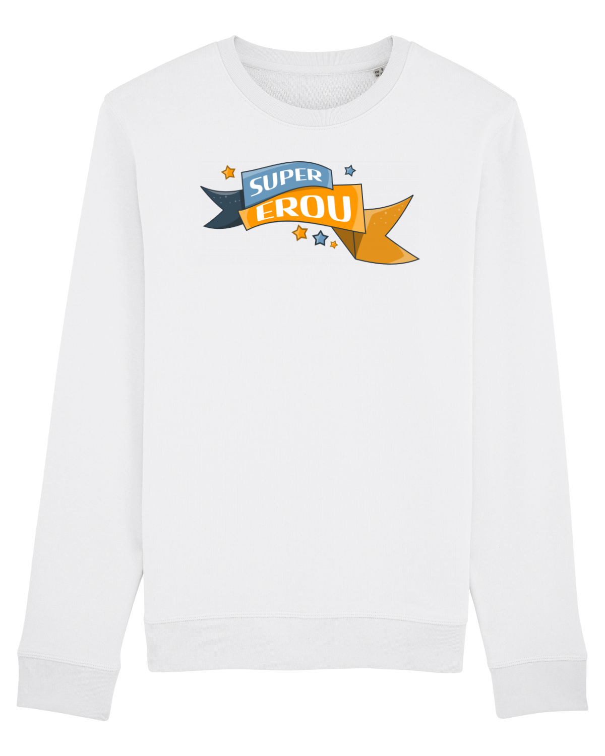 Bluză mânecă lungă Unisex Rise White