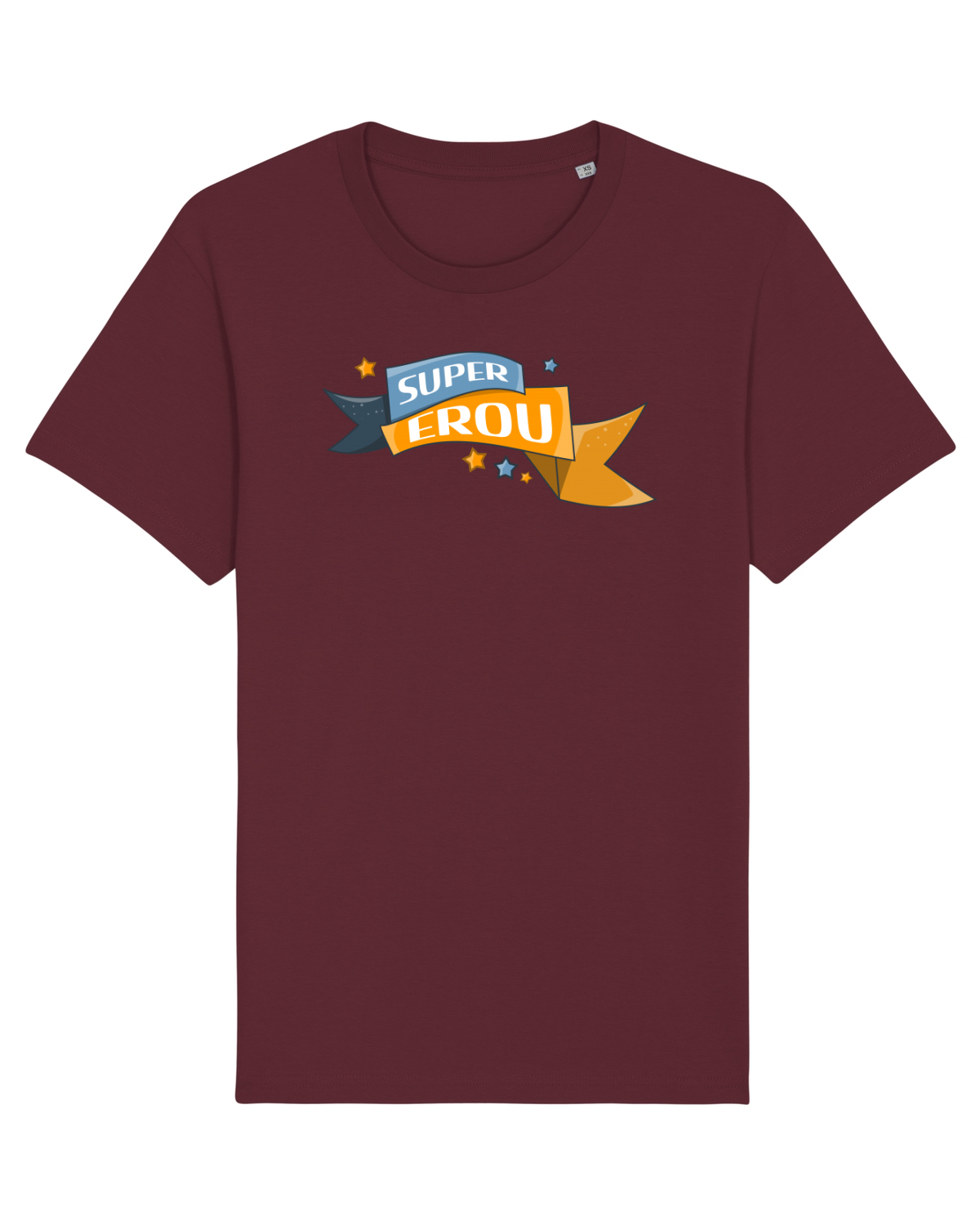 Tricou mânecă scurtă Unisex Rocker Burgundy