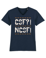 CSF?! NCSF! Tricou mânecă scurtă guler V Bărbat Presenter