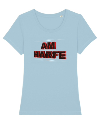 Am harfe Sky Blue