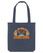 Level 40 Unlocked Gaming Legend Sacoșă textilă