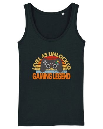 Level 45 Unlocked Gaming Legend Black