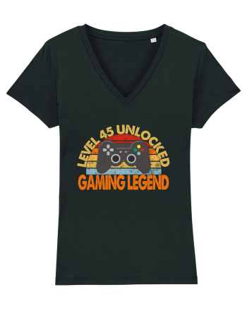 Level 45 Unlocked Gaming Legend Black