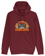 Level 47 Unlocked Gaming Legend Hanorac cu fermoar Unisex Connector