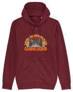 Level 50 Unlocked Gaming Legend Hanorac cu fermoar Unisex Connector
