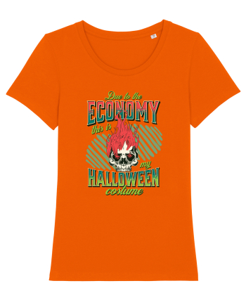 Costum de Halloween - Craniu în flăcări Bright Orange