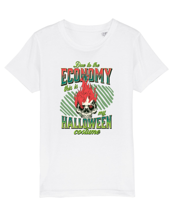 Costum de Halloween - Craniu în flăcări White