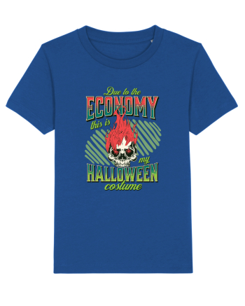 Costum de Halloween - Craniu în flăcări Majorelle Blue