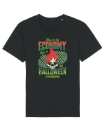 Costum de Halloween - Craniu în flăcări Tricou mânecă scurtă Unisex Rocker