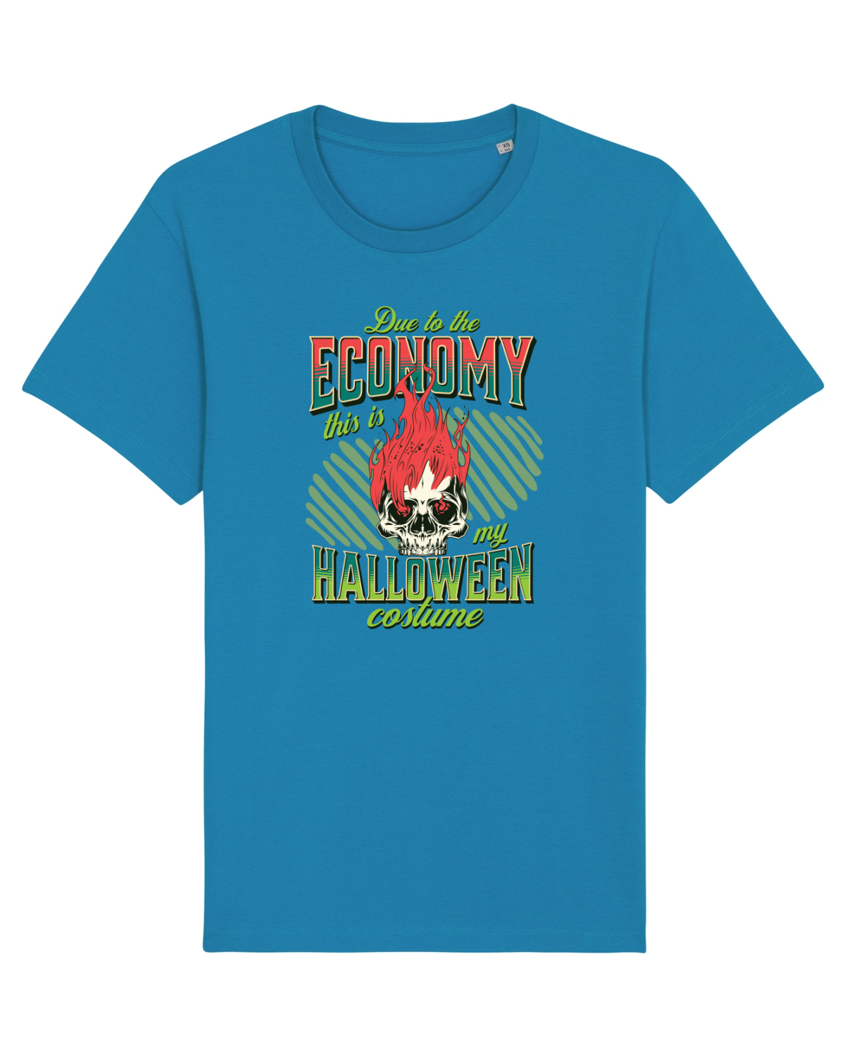 Tricou mânecă scurtă Unisex Rocker Azur