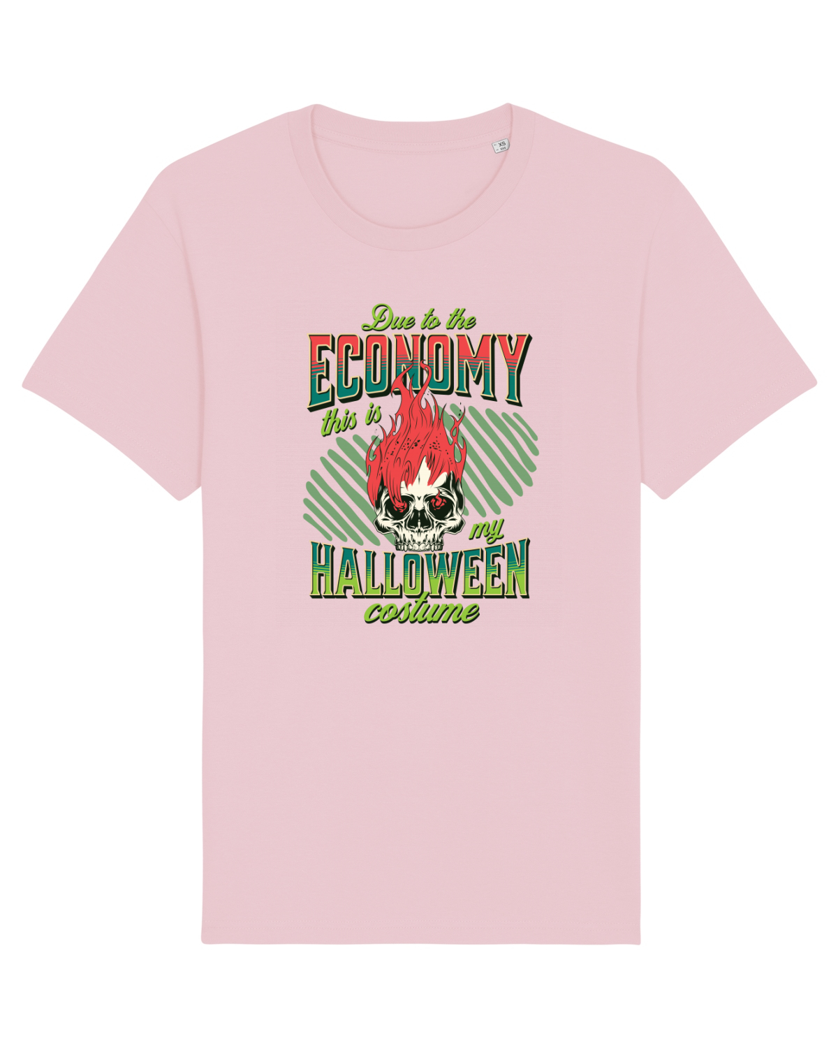 Tricou mânecă scurtă Unisex Rocker Cotton Pink