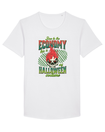 Costum de Halloween - Craniu în flăcări White