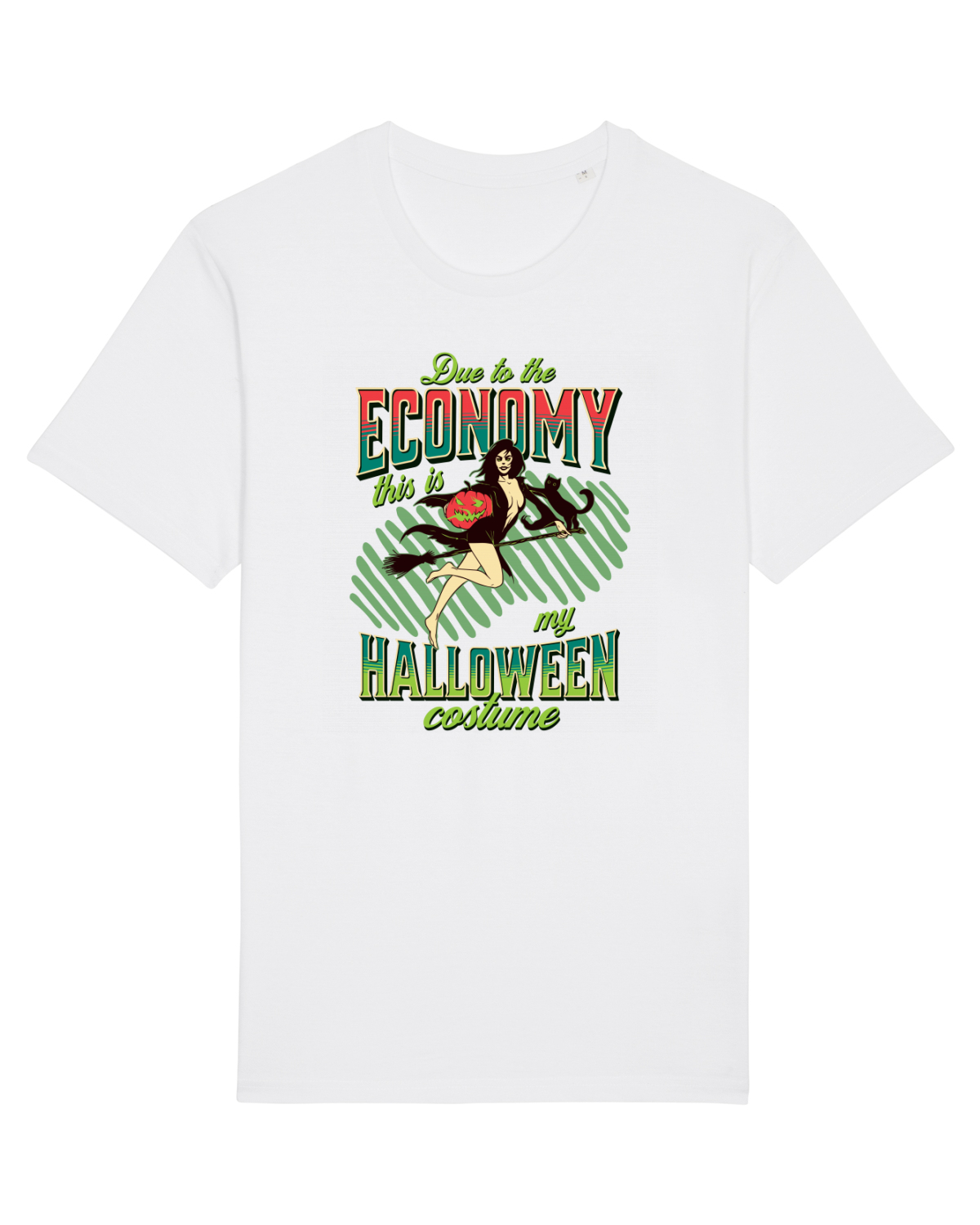 Tricou mânecă scurtă Unisex Rocker White