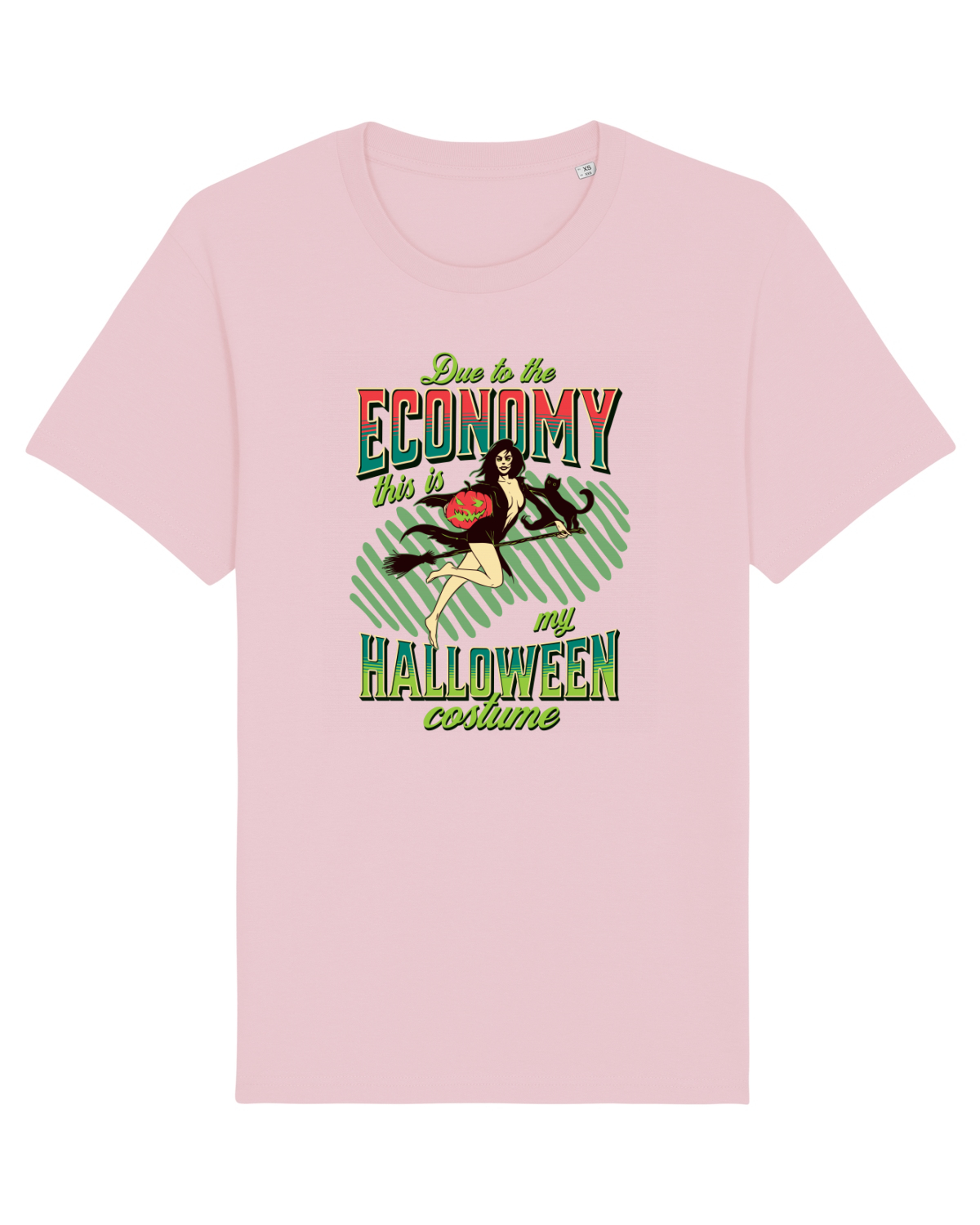 Tricou mânecă scurtă Unisex Rocker Cotton Pink