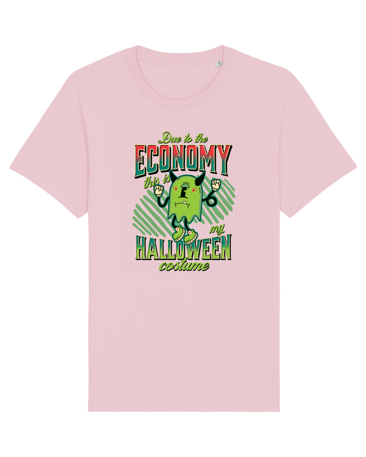 Tricou mânecă scurtă Unisex Rocker Cotton Pink
