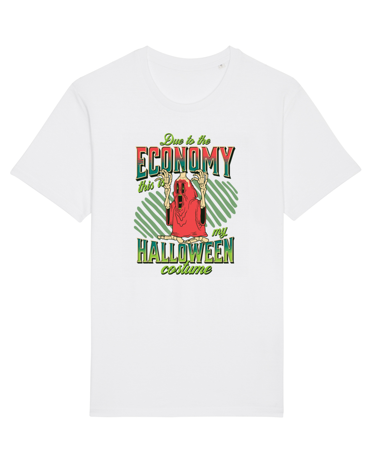 Tricou mânecă scurtă Unisex Rocker White