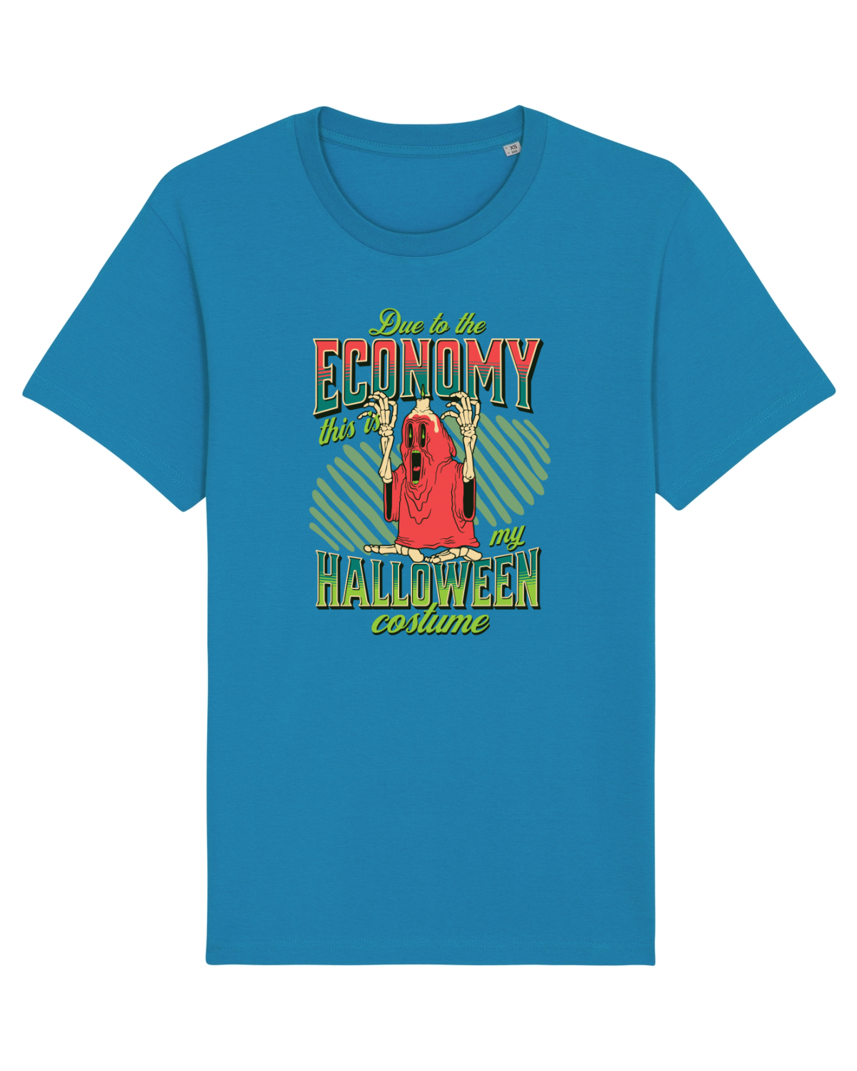 Tricou mânecă scurtă Unisex Rocker Azur