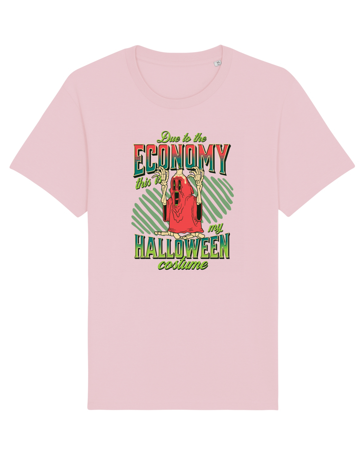 Tricou mânecă scurtă Unisex Rocker Cotton Pink