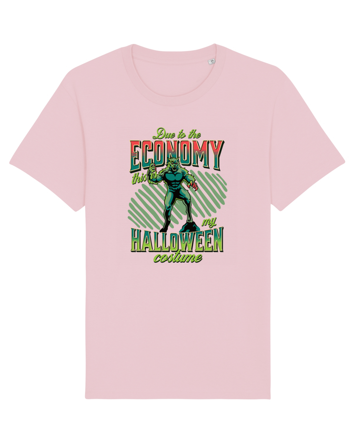 Tricou mânecă scurtă Unisex Rocker Cotton Pink