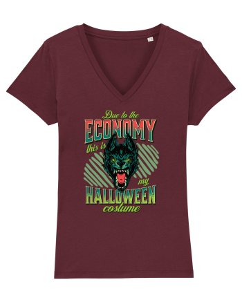Costum de Halloween - Lup turbat Burgundy