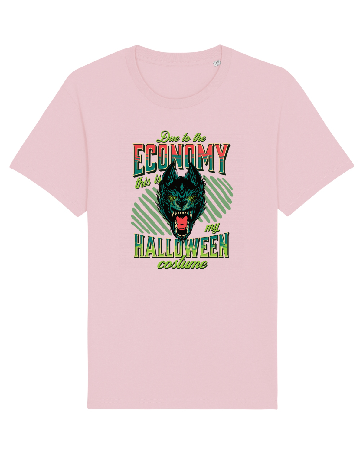 Tricou mânecă scurtă Unisex Rocker Cotton Pink