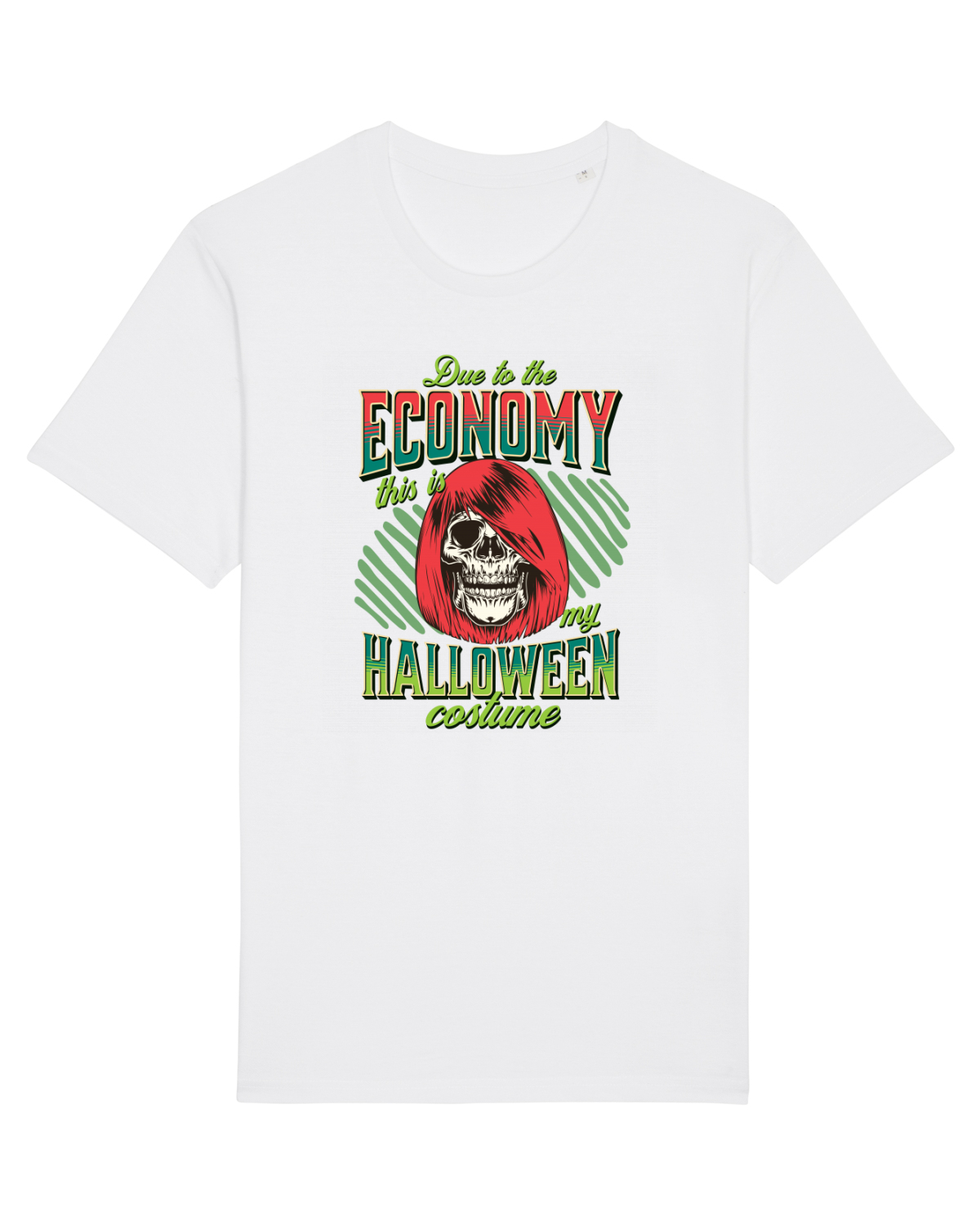 Tricou mânecă scurtă Unisex Rocker White