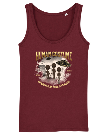 Costum de Halloween - Extraterestru Burgundy