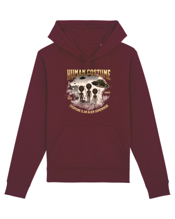 Costum de Halloween - Extraterestru Burgundy