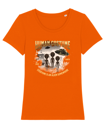 Costum de Halloween - Extraterestru Bright Orange