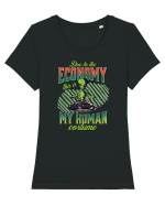 Costum de Halloween - Ființă umană Tricou mânecă scurtă guler larg fitted Damă Expresser