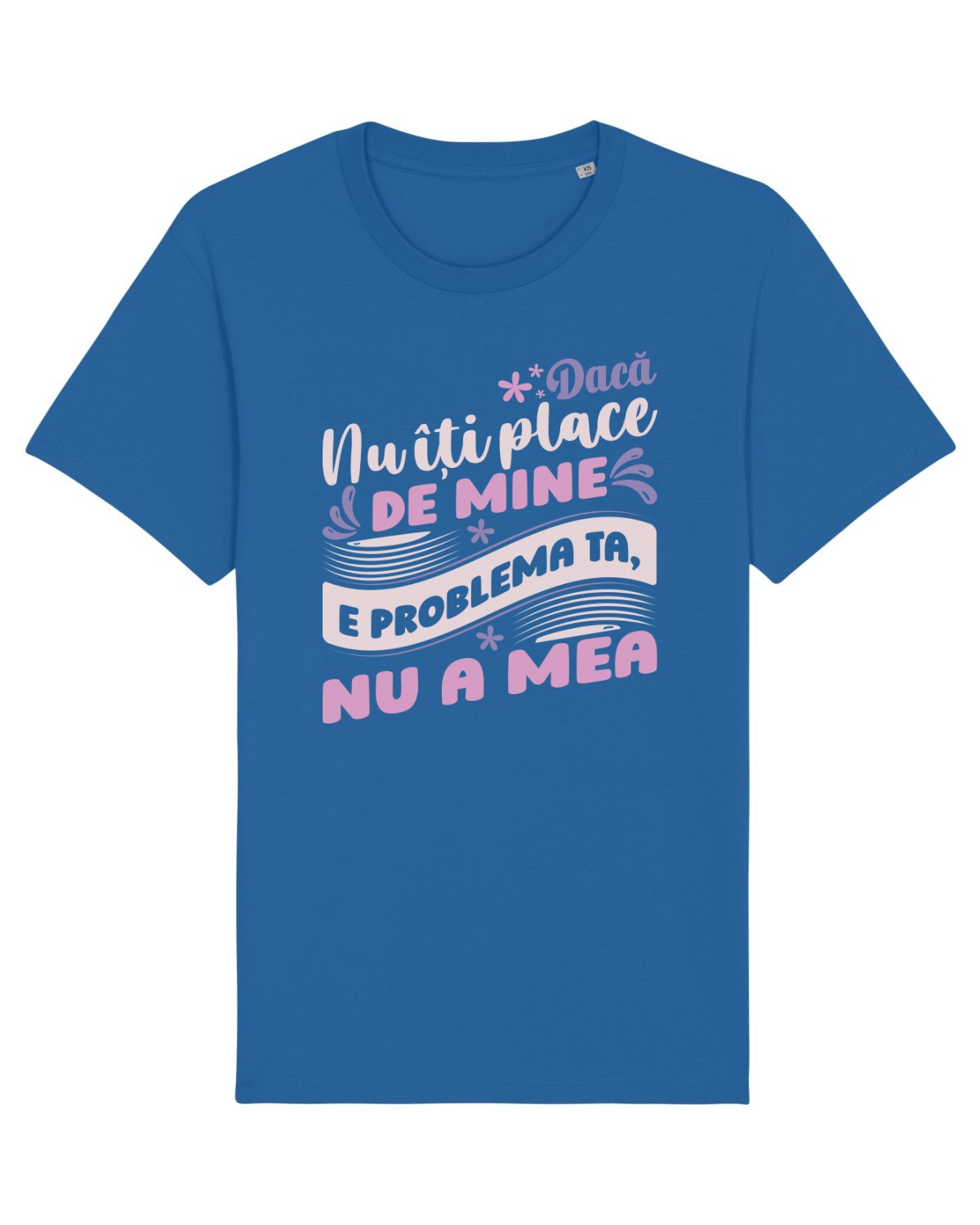 Tricou mânecă scurtă Unisex Rocker Royal Blue