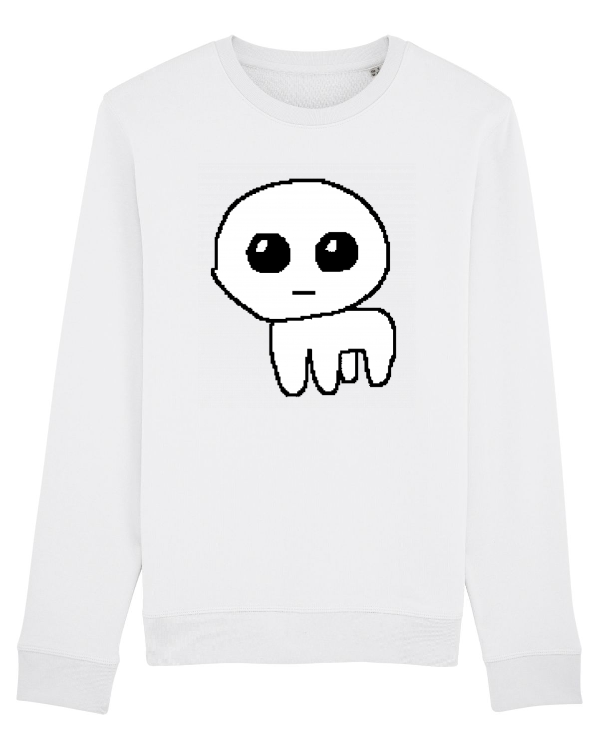 Bluză mânecă lungă Unisex Rise White